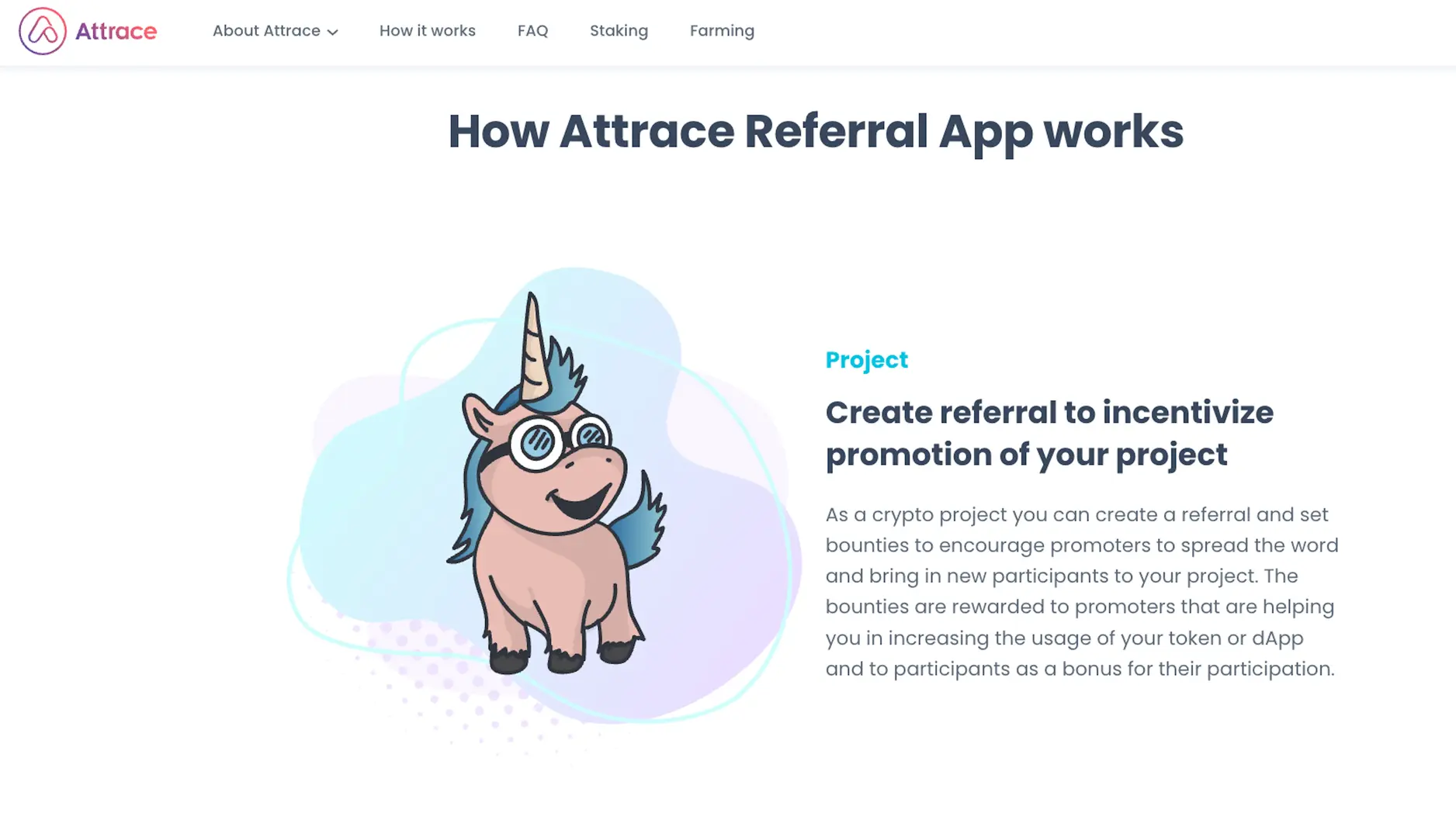 Attrace app interface
