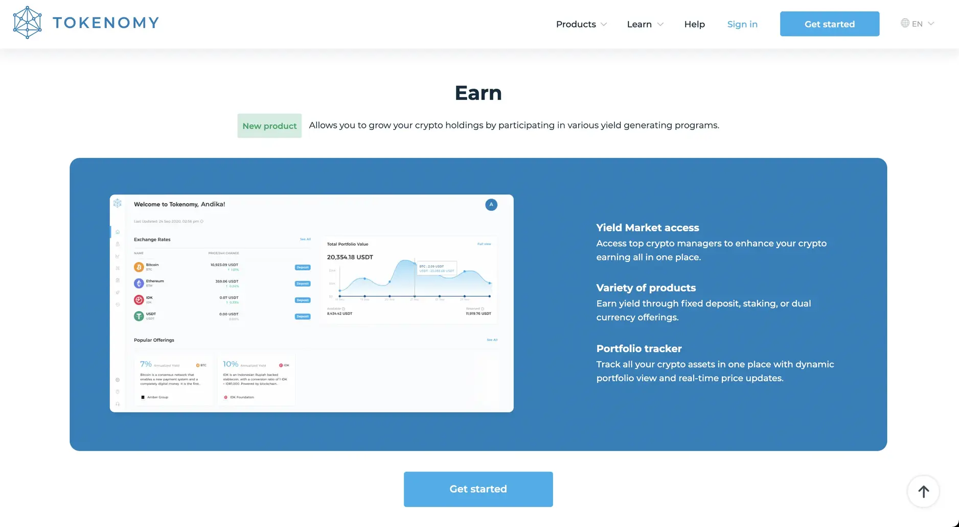 Tokenomy development workflow diagram
