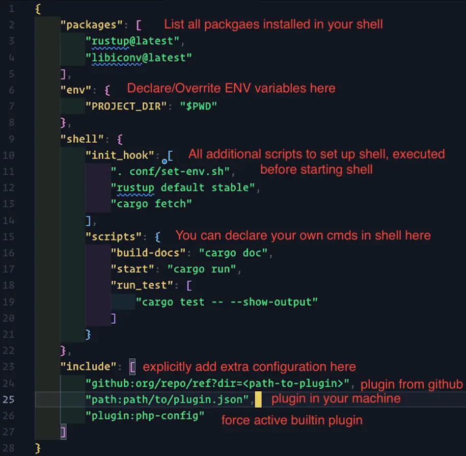 Devbox.json Configuration