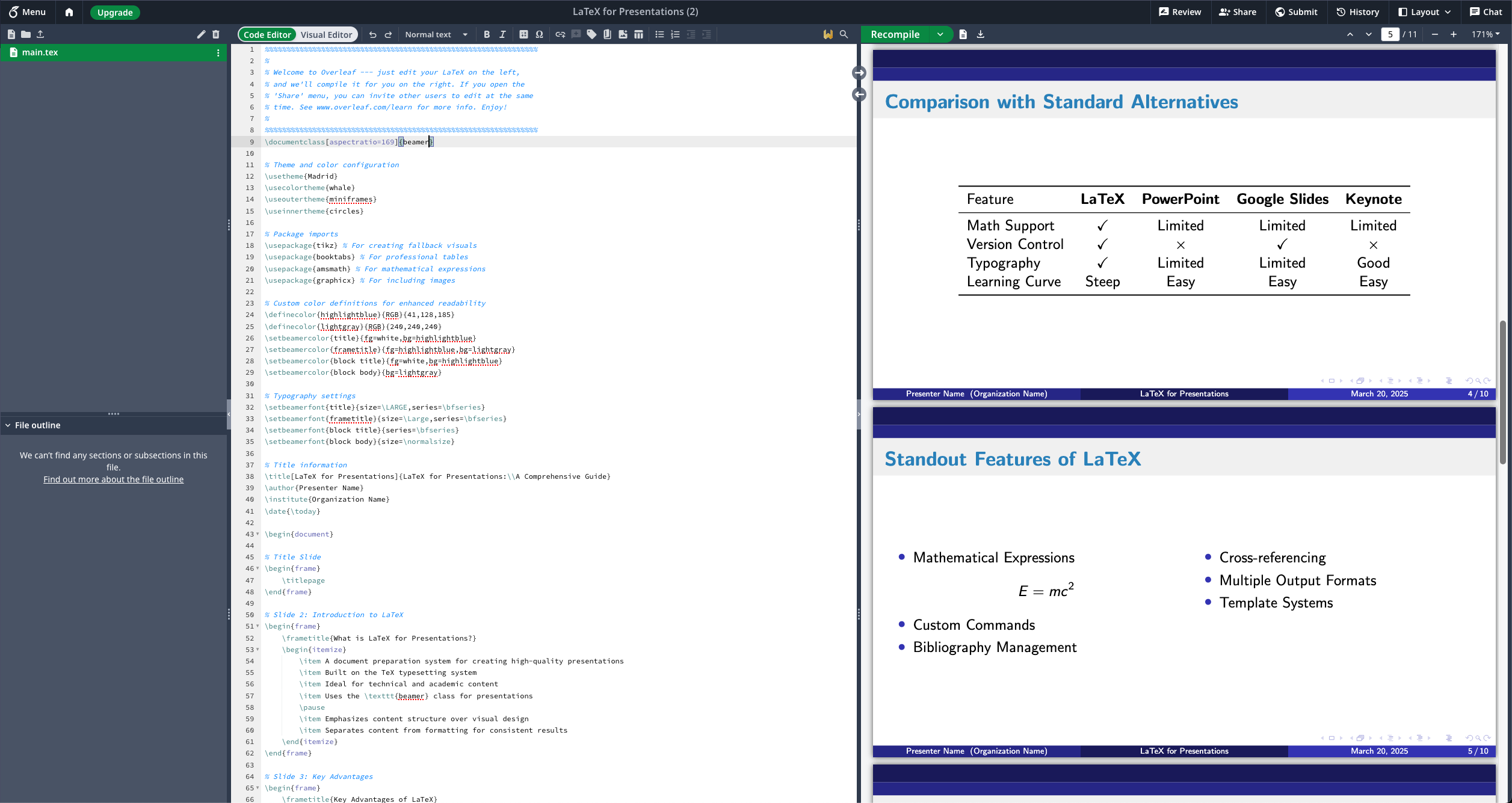 Overleaf