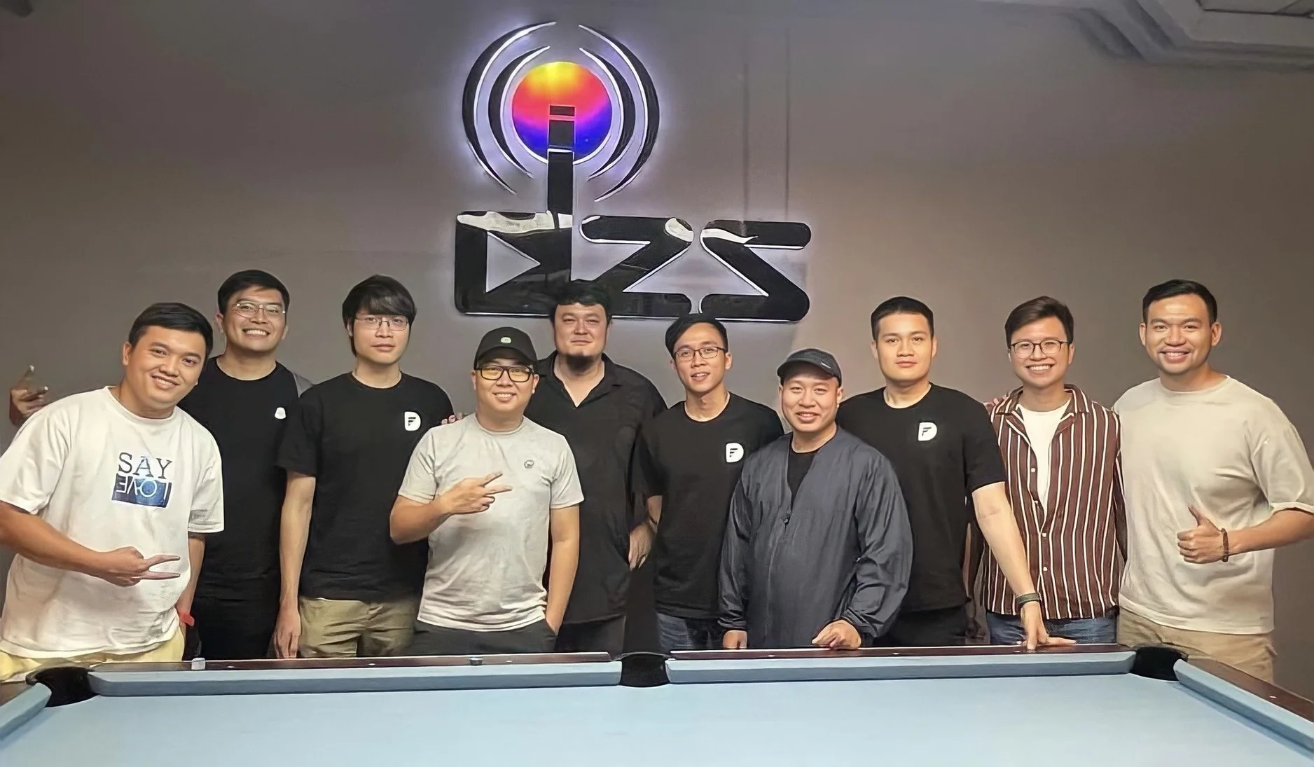 Dwarves team visiting DZS Media